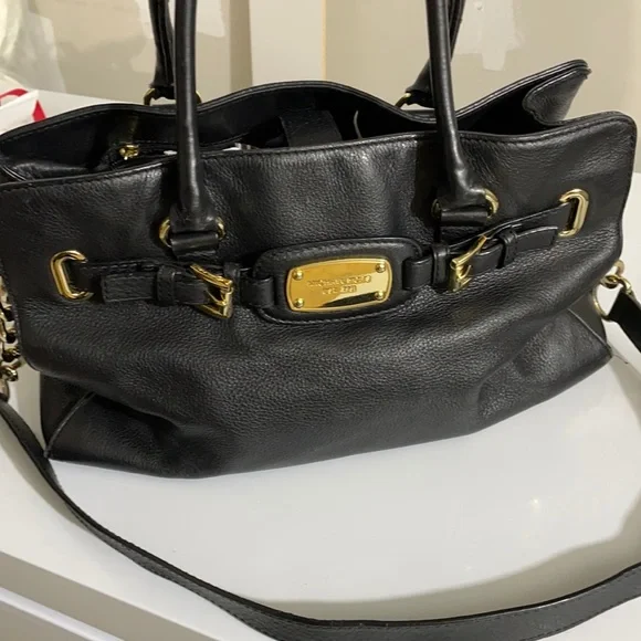 Michael Kors Black Leather Bag - Picture 3 of 9